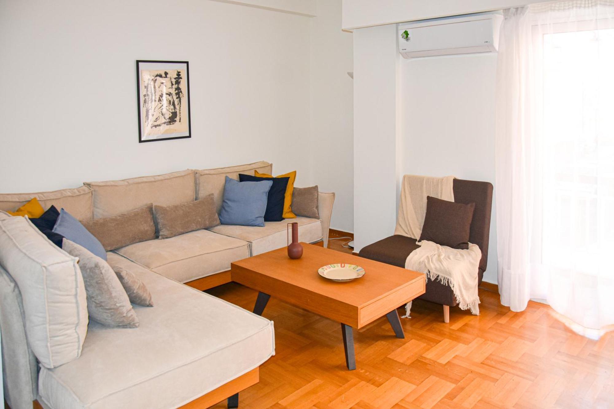 Spacious Modern Apartment In Pagkrati Athen Eksteriør billede