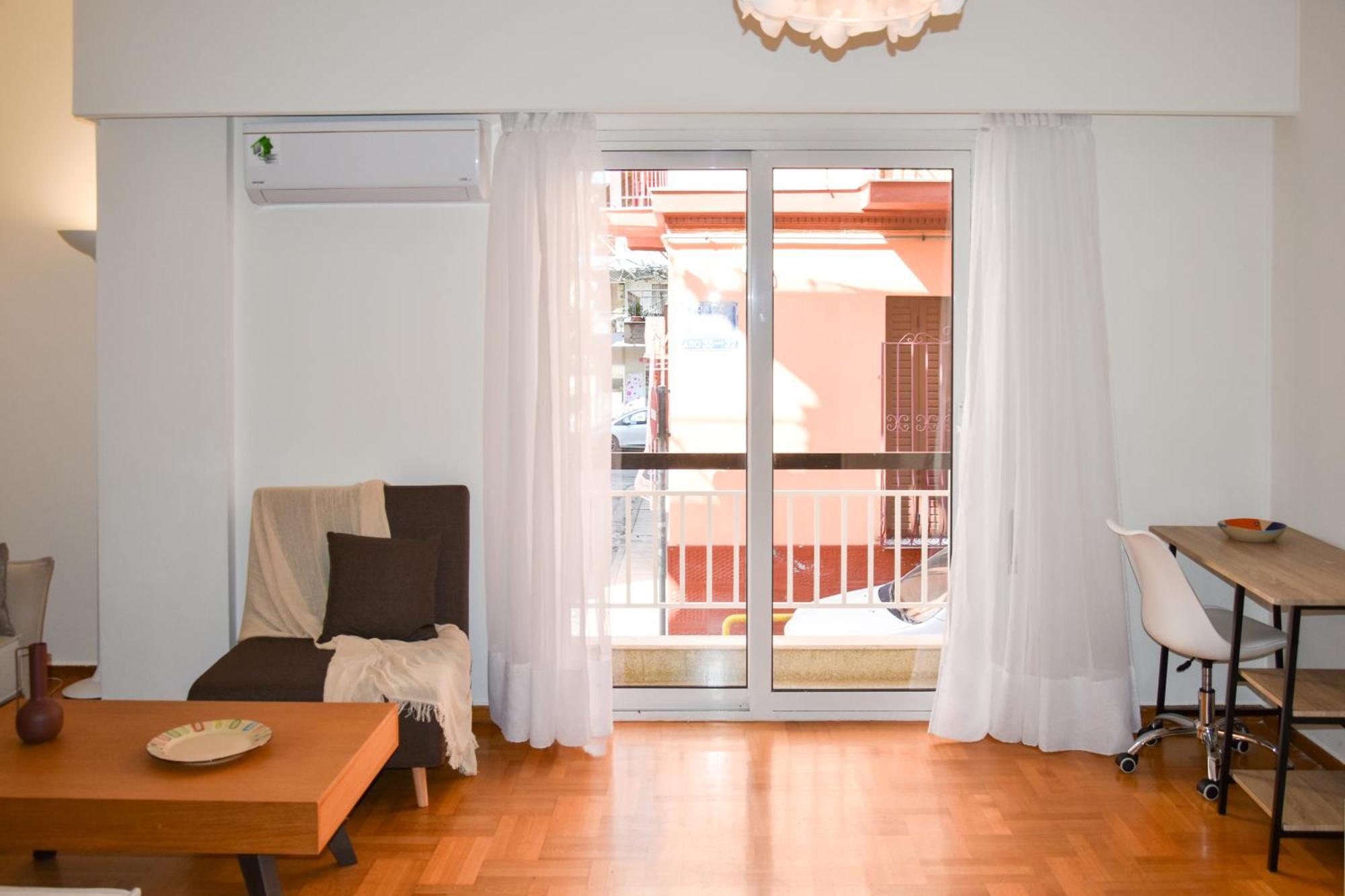 Spacious Modern Apartment In Pagkrati Athen Eksteriør billede